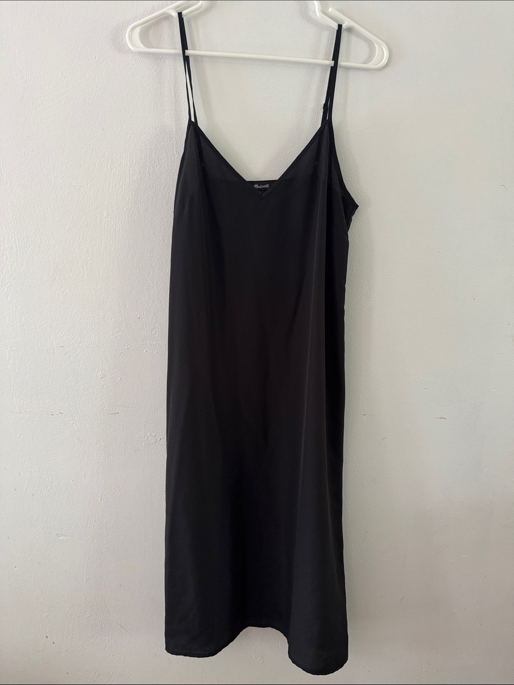 Madewell Black Mini Slip Dress Sz 4